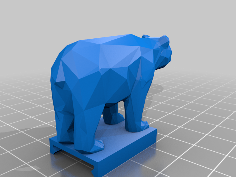 Bear fetish for Native American Flute