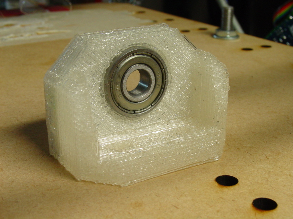 Vertical mounting 608 bearing holder