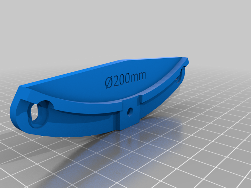 Anycubic Kossel Pulley version Bed clamp shorter
