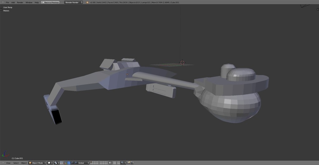 Klingon D7 Class Battlecruiser