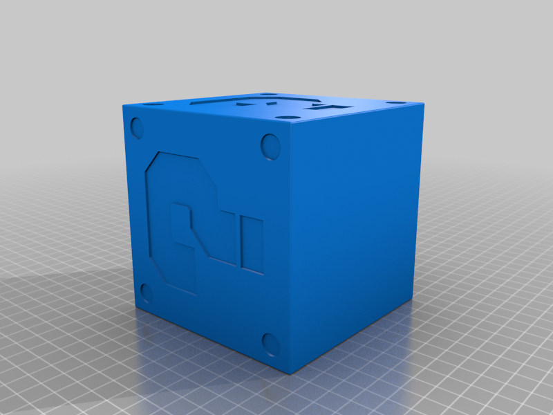 Mario Question Mark Cube - Switch Games Case