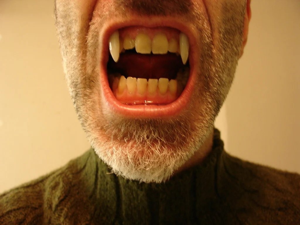 Retractable Vampire fangs