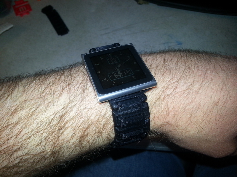 MakerBot Watch - iPod 6th Gen adapter - Fully Printable