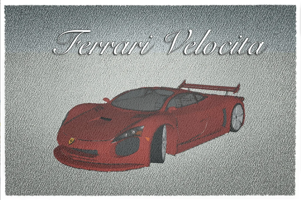Ferrari Velocita concept car for #WeLoveCars collection by whatakuai