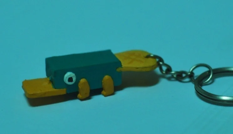 Perry the Platypus the inaction figure Keychain