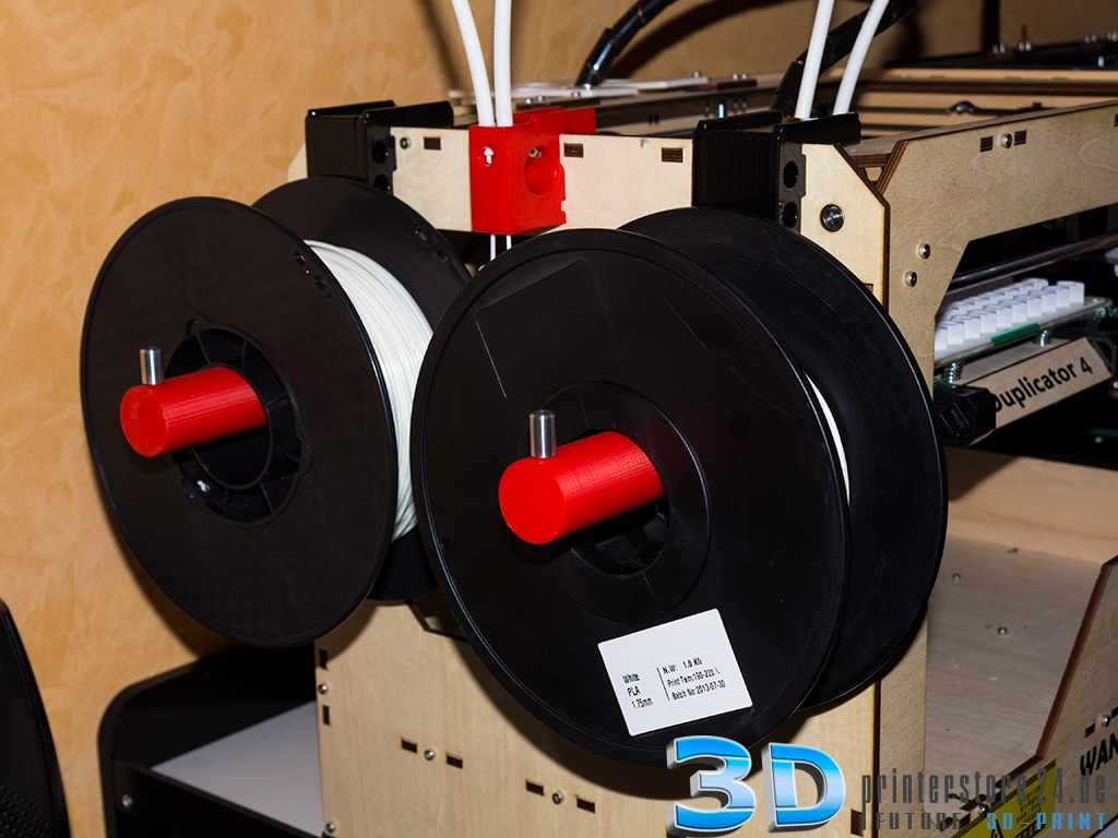 Side Spoolholder and Filamentmanager for Replicator, Duplicator and similary Printers