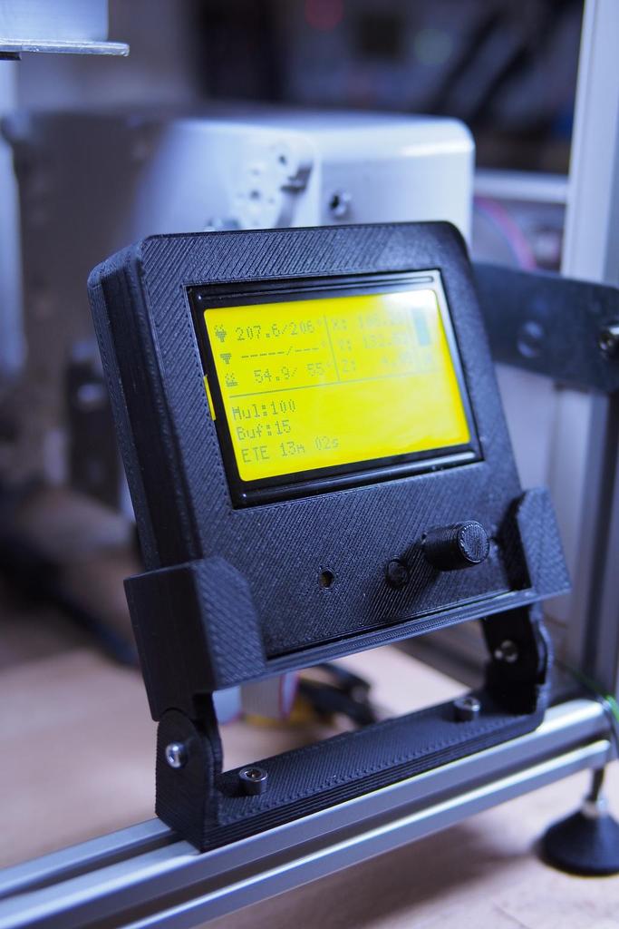 adjustable mount for Sainsmart 12864 LCD Display