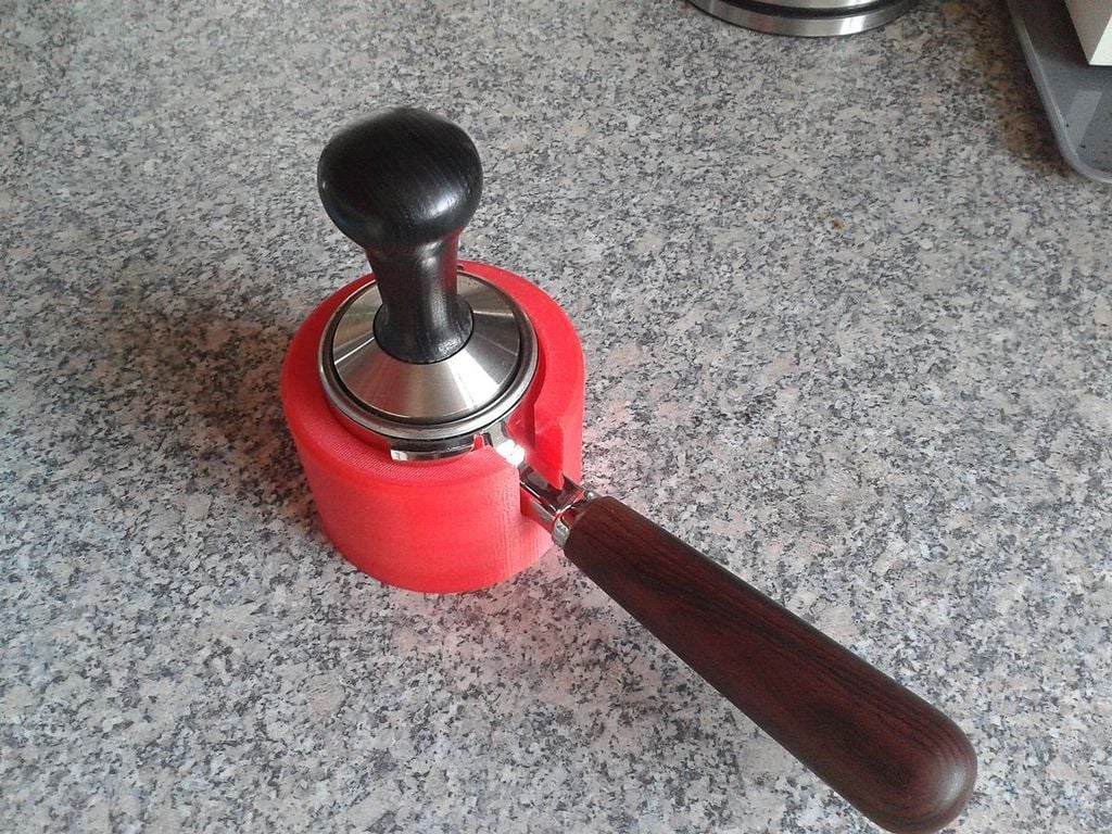Espresso tamping station (E61 Brewhead)