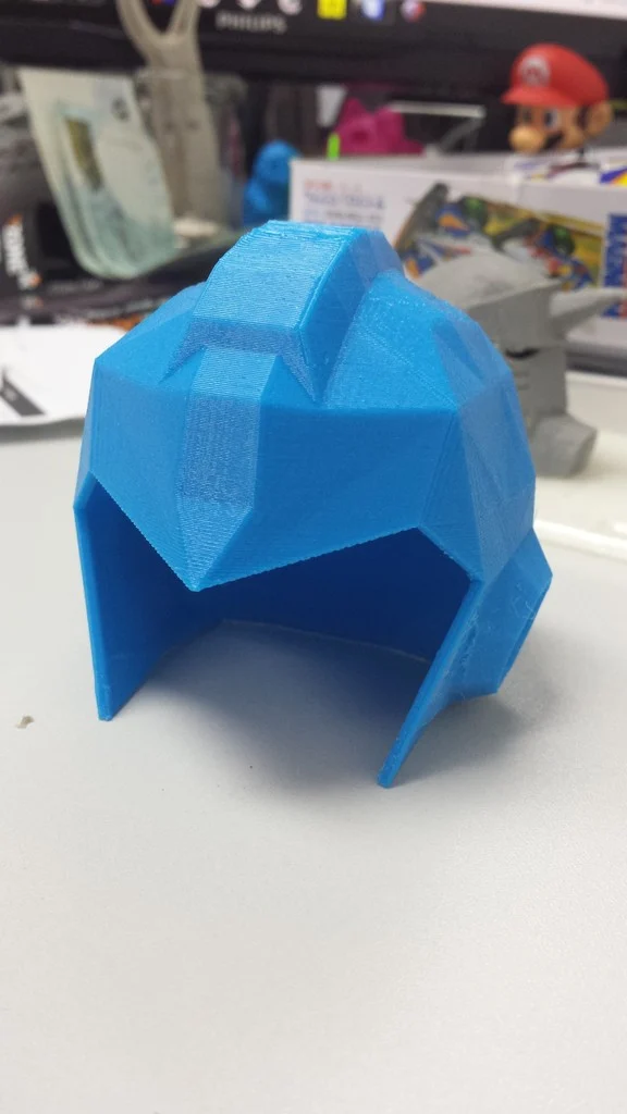Low_Poly Rockman (Megaman) Helmet