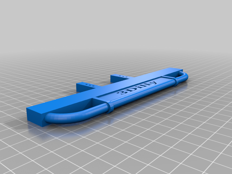 strong low profile rear bumper for traxxas trx-4