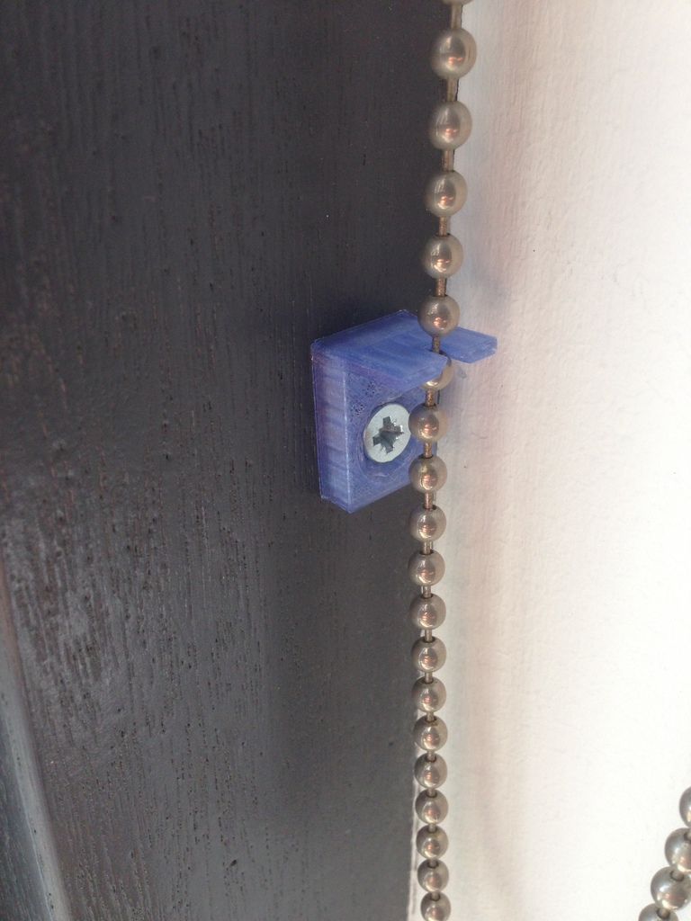 Roll curtain ball chain bracket