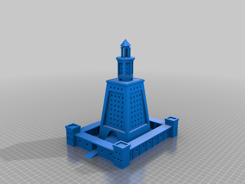Lighthouse of Alexandria Model