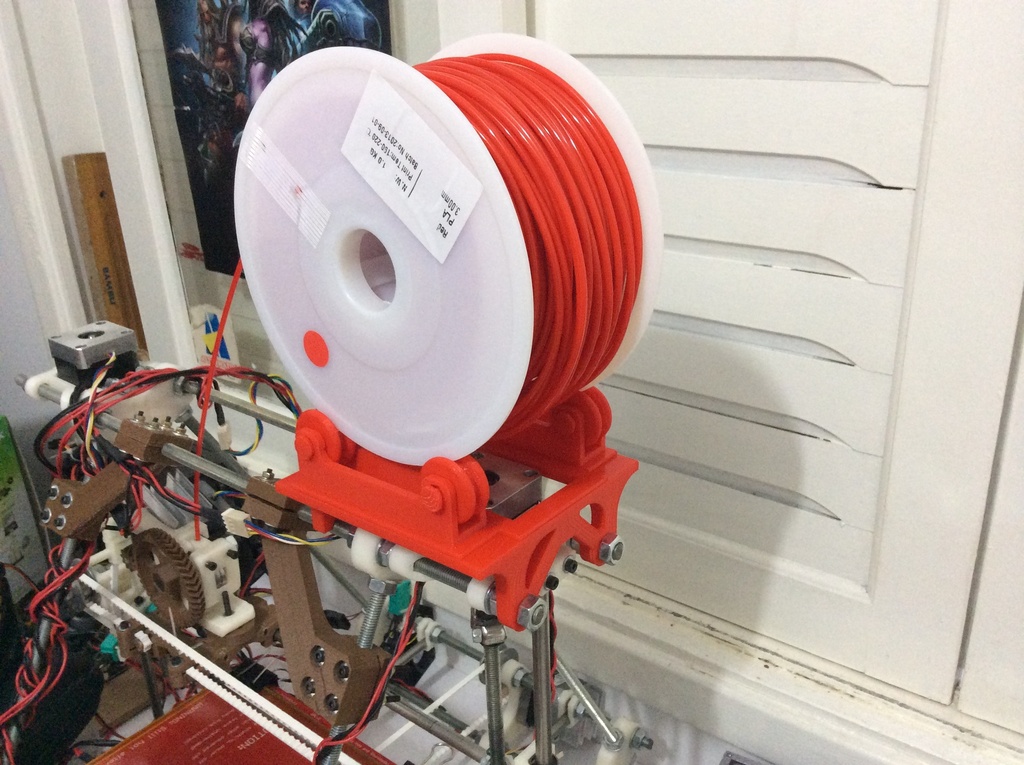Filament Spool Holder With Mendel suport