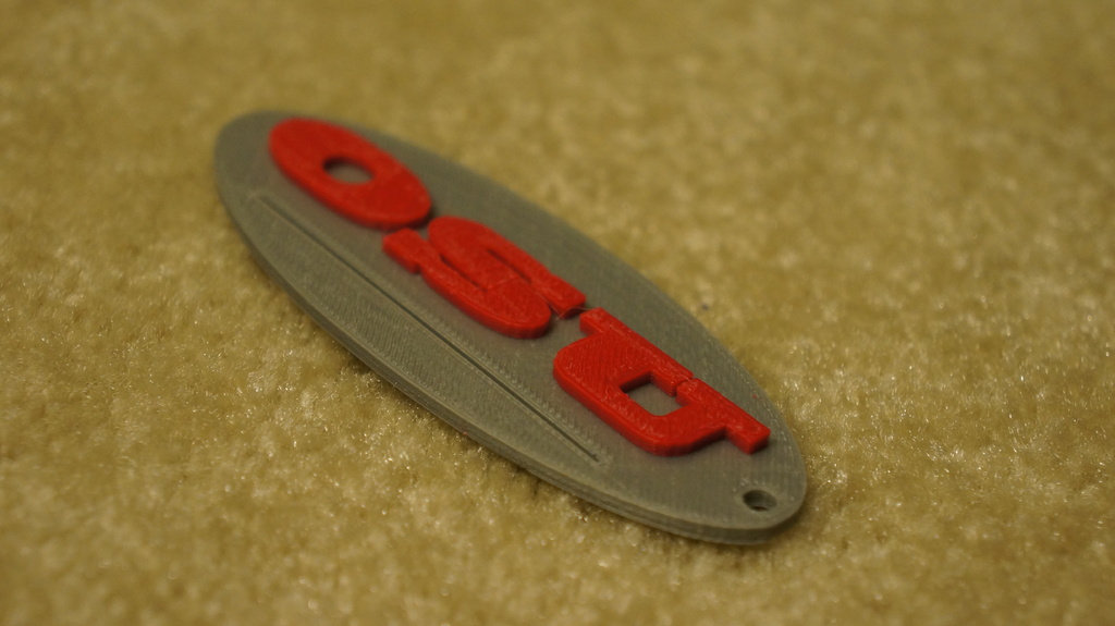 OSU keychain & toothpaste squeezer