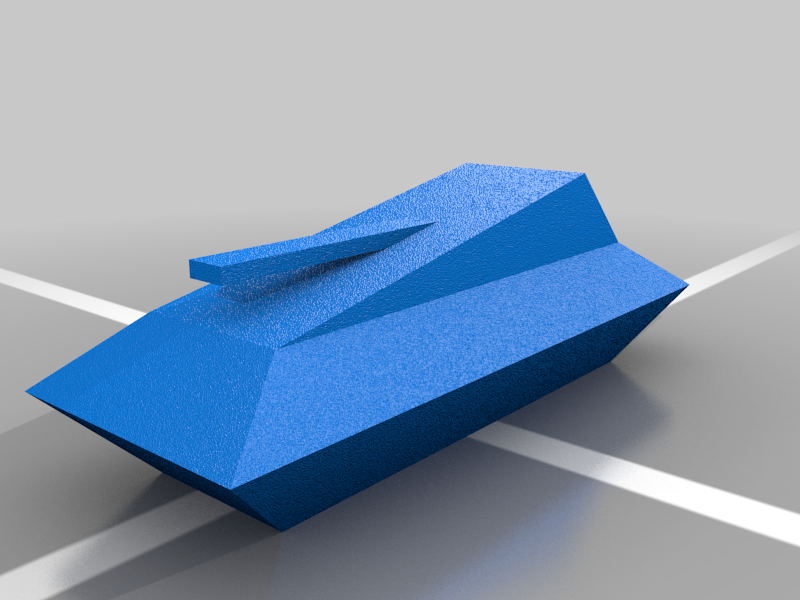 Atari BattleZone Low Poly Tank