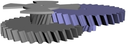 helical gear set 8X32 and rotary ecoder wheel