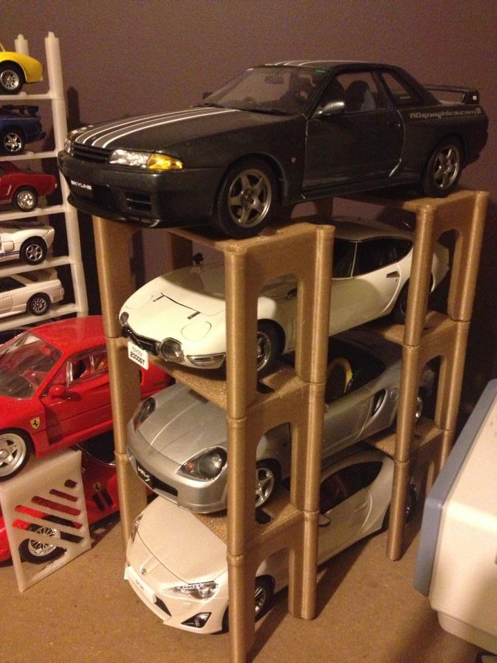 1:18 Diecast Scale Model Car Stackable Rack