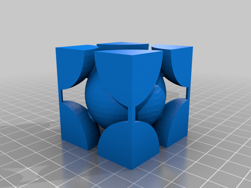 Body-Centered Cubic Unit Cell Truncated