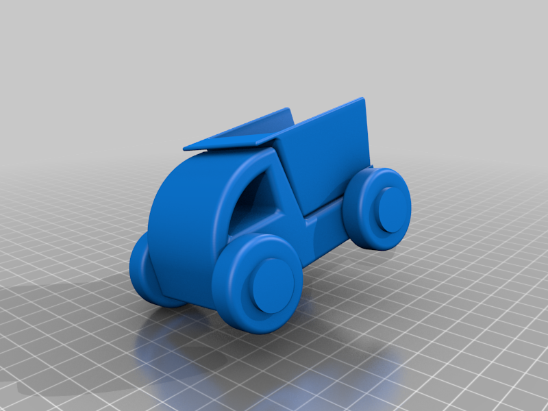 Dump Truck Toy With Moving Parts