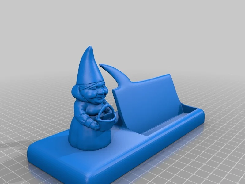 female gnome sayin business card holder