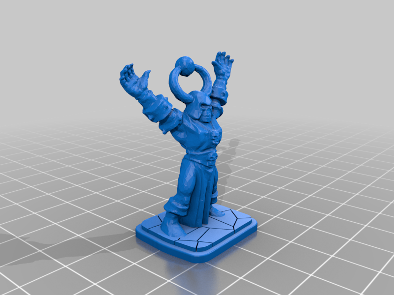 HeroQuest Chaos Mage with new bases