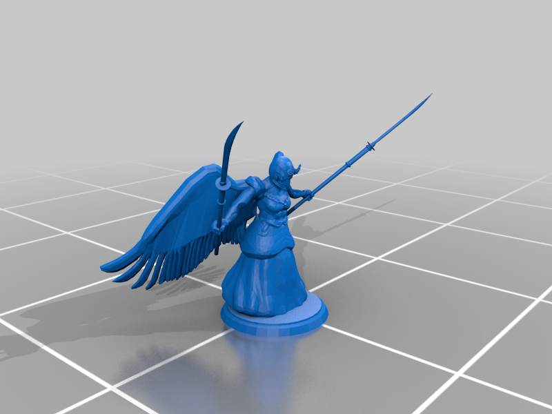 Eir - Winged Elf Grave Cleric