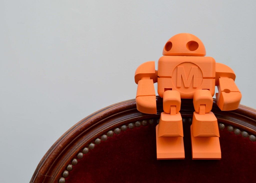 Maker Faire Robot Action Figure (Single file)