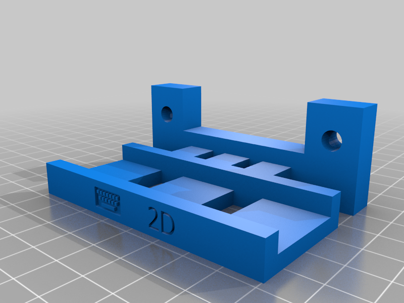 2D multimedia keyboard holder