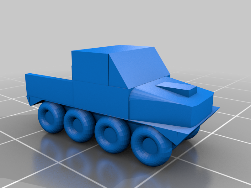 N scale large amphibious utv