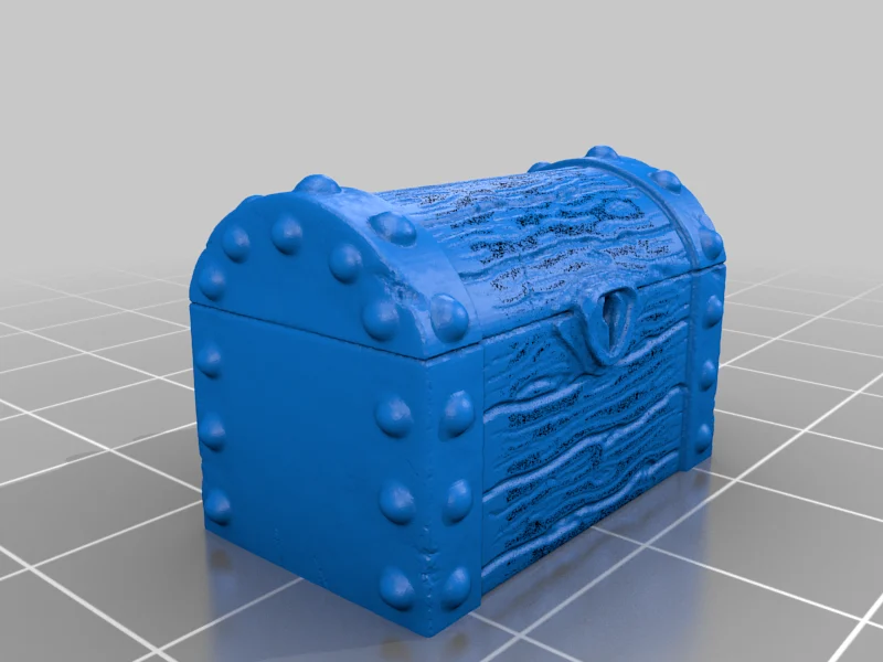 Wood Treasure Chest