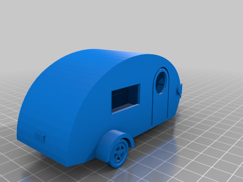 Teardrop Camper Model