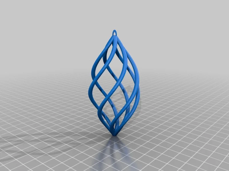Long Spiral Ornament