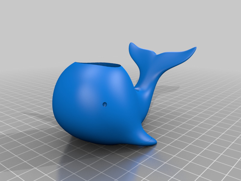 Pinksie The Whale - Holder / Cup / Container
