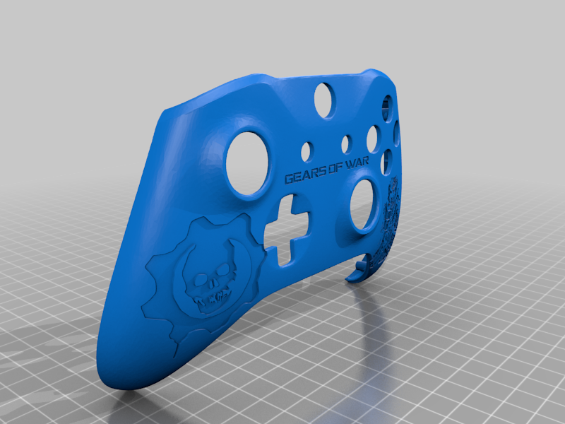 Xbox One S Custom Controller Shell: GOW Edition