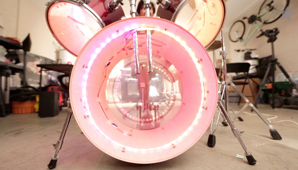 LED Drum Case for Gemma
