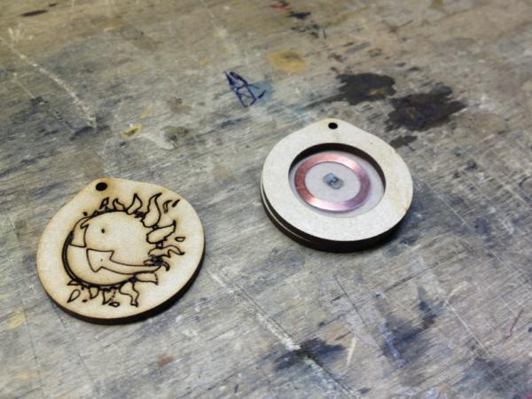 Hackerspace RFID keychain