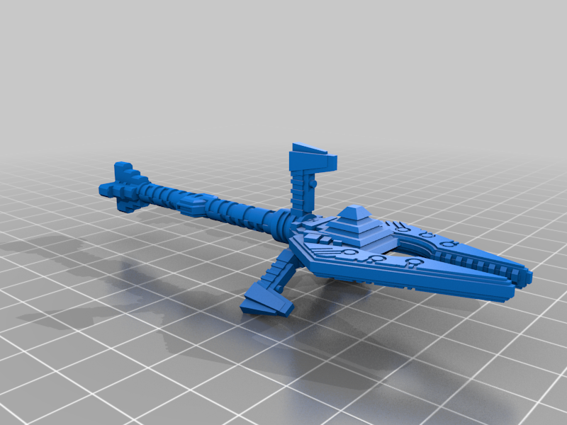 Necron Scythe Harvest Ship