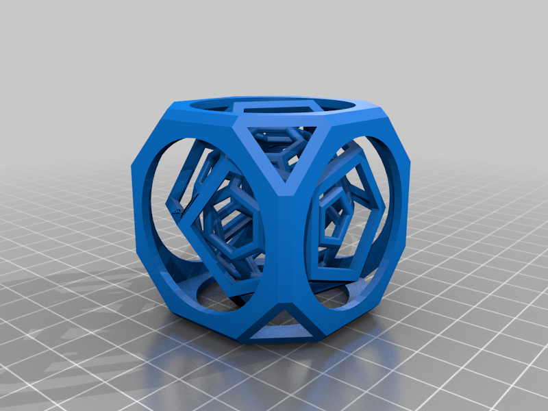 Multi-layer hollow polyhedron