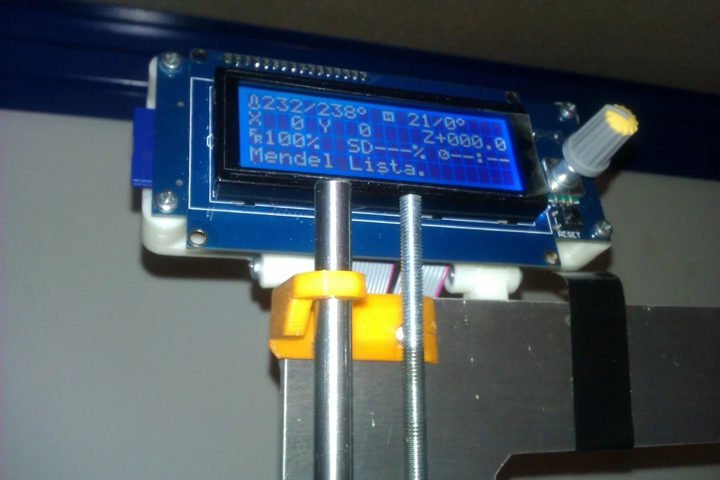 LCD GADGETS3D mount for prusa i3 aluminium frame