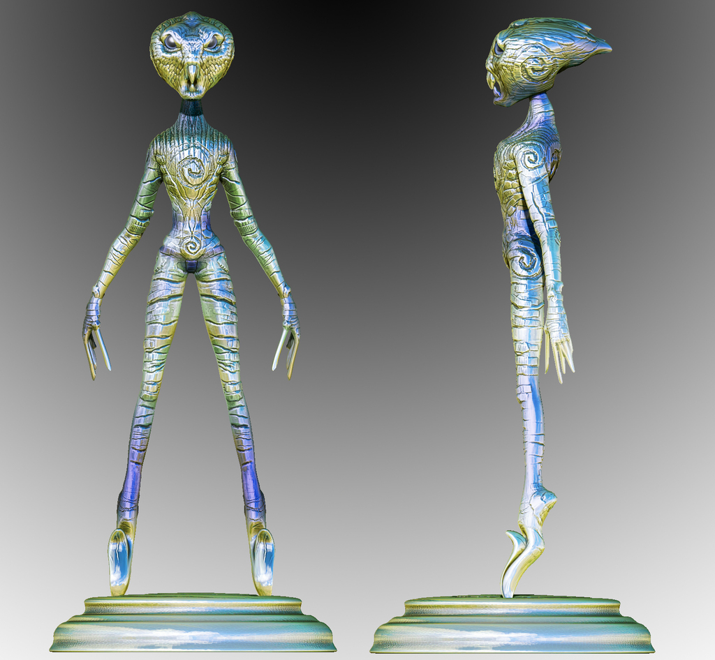 MOLOK- OWL PRINCESS - FIGURINE
