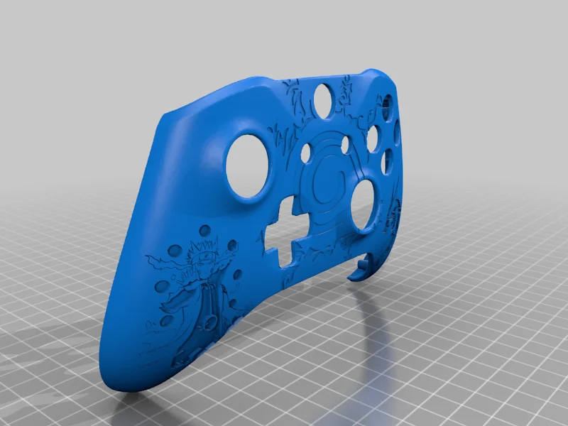 Xbox One S Custom Controller Shell: Naruto/Kurama Edition
