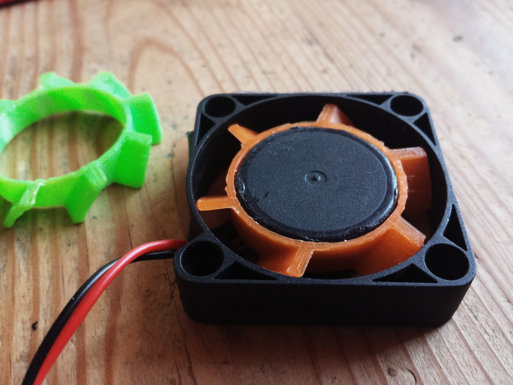 6 and 9 blade 40mm fan replacement