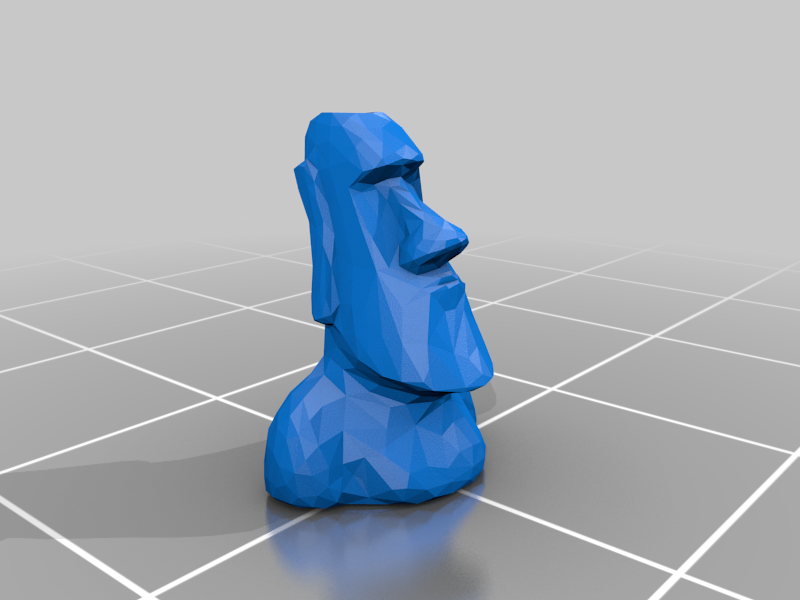 Cristal Moai surface