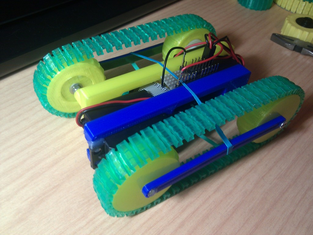 Printable caterpillar track