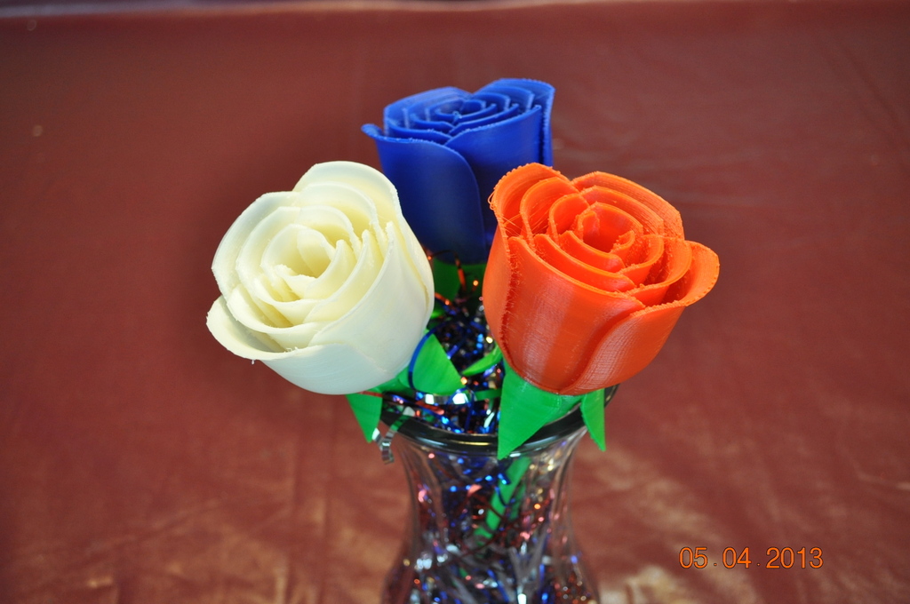 Rose with stem