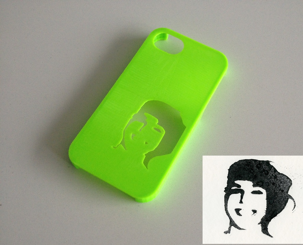 Customizable iPhone Stencil Case