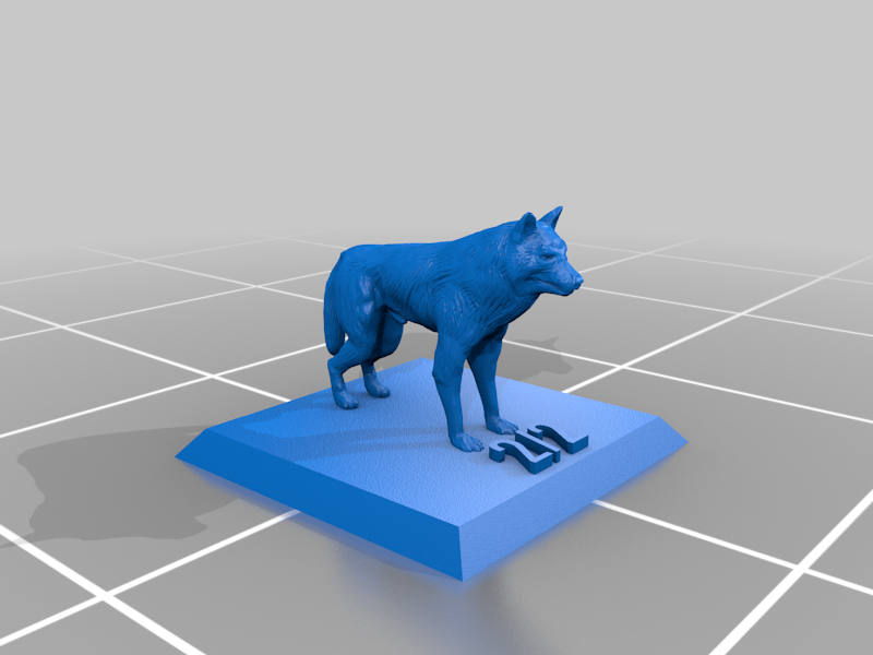 Wolf Token - 2/2 - Magic: the Gathering