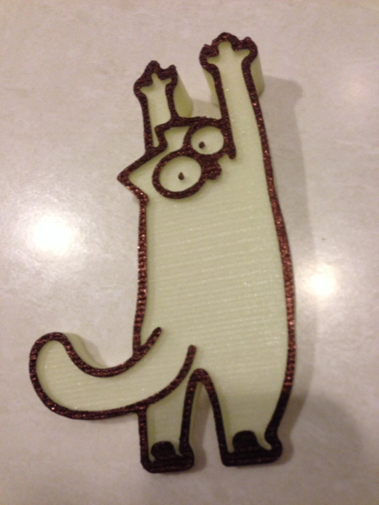 Door Stopper - derived from Simon's Cat Illustration