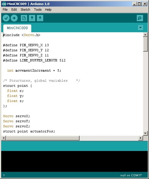 Tiny 3-Axis CNC Keyboard Control over USB Serial