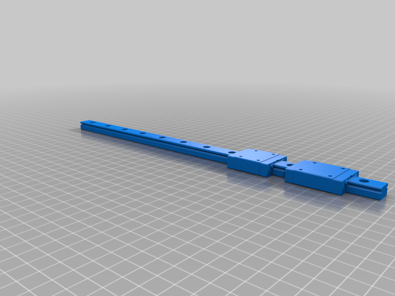 dummy - MGN12H and MGN12C carriages and MGN12 rail - LOWER POLYGON
